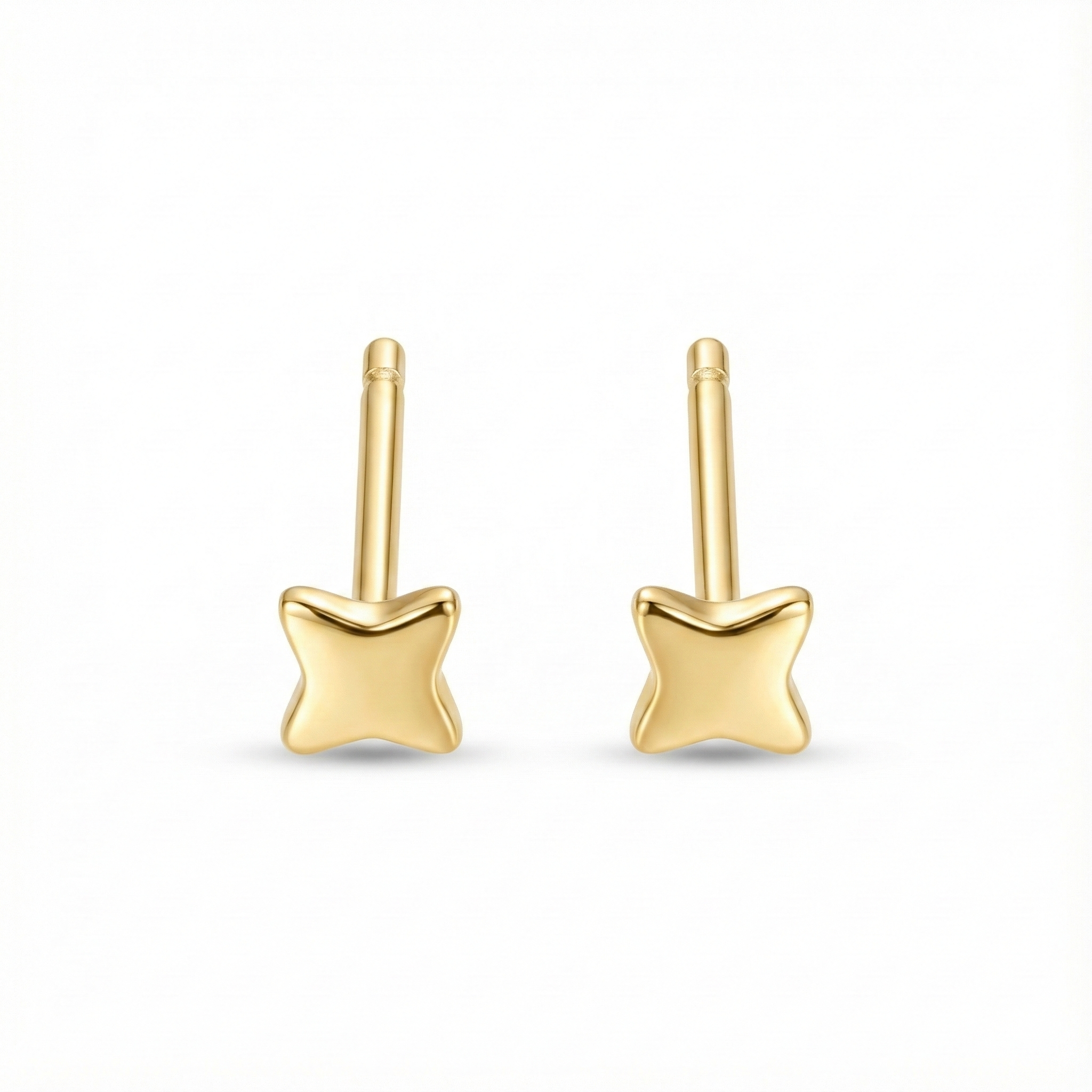 Détail étoiles dorées sur monture argent 925